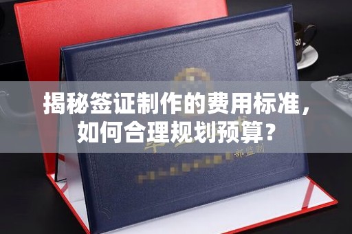鸟松揭秘签证制作的费用标准，如何合理规划预算？
