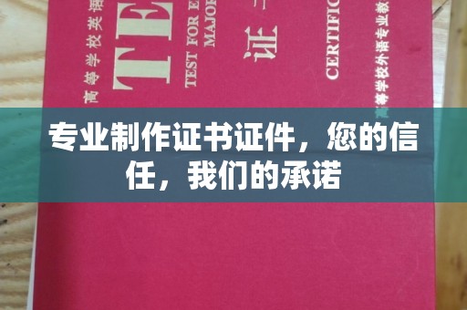鸟松专业制作证书证件，您的信任，我们的承诺