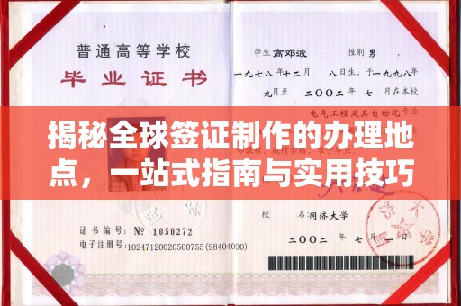 鸟松揭秘全球签证制作的办理地点，一站式指南与实用技巧