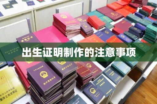 鸟松出生证明制作的注意事项