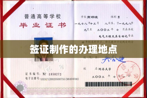 鸟松签证制作的办理地点