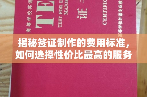 鸟松揭秘签证制作的费用标准，如何选择性价比最高的服务？