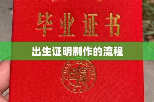鸟松出生证明制作的流程